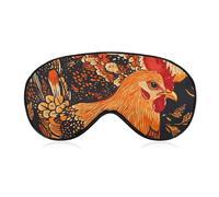 Farm Chickens Sleep Mask Eye Cover for Sleeping Men Women Light Blocking Travel Blindfold