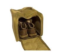 Farm Cottage Brands Durable 100% waterproof nylon fabric Walking/Hiking Boot Bag/Shoes Carrier, 24cm x 26cm x 36cm. Full length zip, external pocket, folds flat, green
