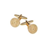 Farm Cottage Brands Gold Colour Shotgun Cartridge End Cap Cufflinks - Supplied in a Lovely Presentation Box (R8995)