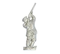Farm Cottage Brands Pewterware Man Shotgun Shooting Pin Badge, Silver, Classic Style with Butterfly Clutch Fixing Mechanism