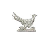 Farm Cottage Brands Pewterware Standing Pheasant Pin/Lapel Badge, Silver