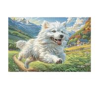 Farm Cute West Highland White Terrier 1000 Piece Jigsaw Puzzle for All Ages Splendid Celestial Critters Idea Spooky Fun High Resolution Print Home Decor Stress Relief 1000 PCS