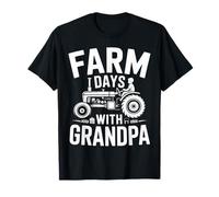 Farm Days with Grandpa Tractor Country Memories T-Shirt