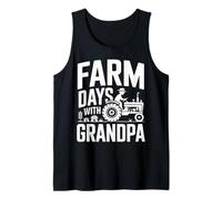 Farm Days with Grandpa Tractor Country Memories Tank Top