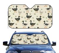 Farm Ducks Car Front Window Sun Shade Sun Cover Heat Foldable Car Windshield Windscreen Cover For Keep Interior Cool Vehicle Trucks 76x140cm