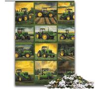 Farm Equipment Tractor Collage Jigsaw Puzzles for Teenagers 2000 Jigsaws, Educational Games Home Decoration Deal As Gifts for The Whole Family (70x100cm)
