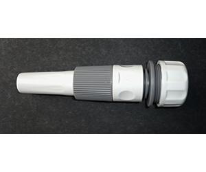 Farm & Field Hardware Adjustable Water Wand/Spray Nozzle for 1" Hose Pipes. C/w 1" Hose Connector