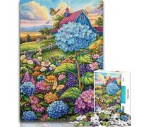 Farm Flower Sea Jigsaws Puzzles 1000 Pieces for Teenagers Gifts,for Educational Game Challenge Toy Unique Home Decor And Gifts 50x75cm