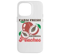 Farm Fresh Georgia Peaches Juicy Delight Case for iPhone 14 Pro Max