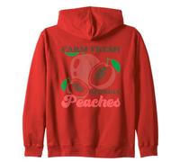 Farm Fresh Georgia Peaches Juicy Delight Zip Hoodie