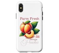 Farm Fresh Hand Picked Georgia Peaches Case for iPhone X/XS
