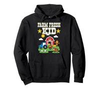 FARM FRESH KID little farmer at work loving countryside Pullover Hoodie