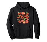 Farm Fresh Tomato Fruit Garden Cottagecore Vegan Aesthetic Pullover Hoodie