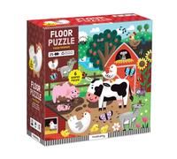 Farm Friends 25 Piece Floor Puzzle with Shaped Pieces