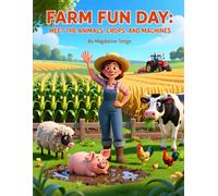 FARM FUN DAY: MEET THE ANIMALS, CROPS, AND MACHINES: Farm animals book for kids, Tractor and farm machines for children, Learning about crops for ... story, Preschool farm adventure, Kids farming