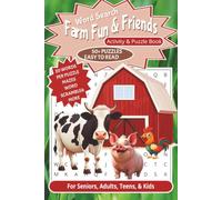 Farm Fun & Friends Word Search Puzzle & Activity Book: Farm Fun & Friends Word Searches & Activities with Easy to Read Print | Mazes, Word Scramble, ... Gift for Vacations, Holidays, and Free time