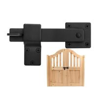 Farm Gate Latch | Carbon Steel 360-Degree Rotatable Universal | Ranch Gate Lock Latch | for Sheep Pens Stables Ranch Farm Garden Yard Carports Orchard