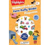 Farm Hidden Pictures Puffy Sticker Playscenes: Puffy Sticker Activity Book with Farm Puzzles, Mazes and Activities, Over 50 Puffy Farm Stickers for Kids (Highlights Puffy Sticker Plays)
