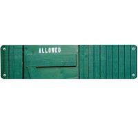 Farm House Decor Modern Tin Sign,Monochrome Vintage Local Iris Pub Rustic Door with Warning Phrase Culture Photo 40x10 cm Notice Sign for Indoor Outdoor Yard Street Signs