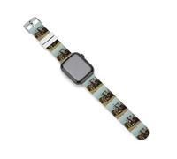 Farm House Tractor Loaded Hay Funny Silicone Watch Band 38mm/40mm