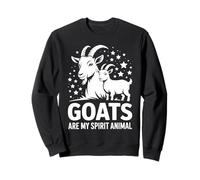 Farm Humor Goats Are My Spirit Animal Sweatshirt