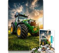 Farm Implement Tractor 1000 Piece Jigsaw Puzzles for Teenagers,Challenging Game Gifts for Is Ideal As A Gift for The Whole Family (38x26cm)