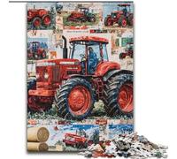 Farm Implement Tractor 1000 Pieces Jigsaw Puzzle For Adults Teens, Staycation Kill Time Enhance Love between Couples (26x38cm)