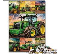 Farm Implement Tractor Adult Jigsaws 1000 Pieces Difficult, Toys Educational Games Stress Relieving Unique Birthday And Gifts (26x38cm)