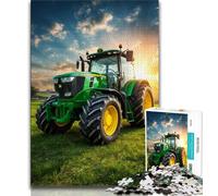 Farm Implement Tractor Jigsaw Puzzles for Adults Teenagers Jigsaws Puzzle,Pattern Assembly Fun at Home Activities,Birthday Present,Travel Gifts (50x75cm)