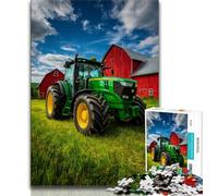 Farm Implement Tractor Jigsaw Puzzles for Teenagers 1000 Piece,Learning Educational Toys Family Games Birthday Present,Gifts (50x75cm)