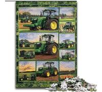 Farm Implement Tractor Jigsaw Puzzles for Teenagers 1000 Pieces, Suitable for Ages 14 And Up Family Fun It Is Ideal As A Gift for The Whole Family (26x38cm)