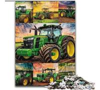 Farm Implement Tractor JigsawPuzzle 1000 Pieces for Teenagers, Challenging Game Gifts for Is Ideal As A Gift for The Whole Family (50x75cm)