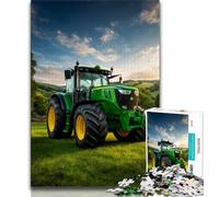 Farm Implement Tractor Puzzles for Adults Teens 1000pc Puzzle,Help The Brain Exercise Addictive Toys to Cultivate Patience Parent-child Interaction (38x26cm)