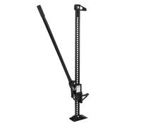 Farm Jack 3 Tonne Capacity, 152 Cm/60" Ratcheting Utility High Lift Jack with 15.5-137 Cm Lifting Range, Heavy Duty Steel Off-Road Lift for Tractor, Truck, SUV, Black