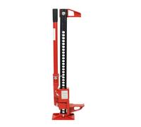 Farm Jack 3 Tonne Capacity, 84 Cm/33" Ratcheting Utility High Lift Jack with 15-70 Cm Lifting Range, Heavy Duty Steel Off-Road Lift for Tractor, Truck, SUV, Red