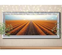 Farm,Landscape Diamond Painting Kits,5D DIY Diamond Art Kits for Adults,Full Drill Gem Embroidery Arts Crafts Painting Pictures by Numbers 60x150cm,Diamond Art for Kids Gifts Home Wall Decor 58Y-5259