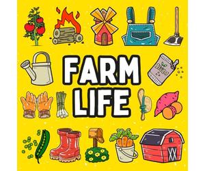 Farm Life Coloring Book: Bold and Easy Designs for Both Adults and Kids