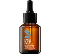 Farm Loves Face Hyaluron + Organic Fig 72h Hydro Serum, Facial Serum, Transparent, Moisturising, Smoothing, Nourishing, Translucent, Vegan, Oil-Free, Perfume, No Alcohol, Pack of 1 (28 ml)