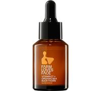 Farm Loves Face Vitamin C + Organic Sea Buckthorn Glow Serum, Facial Serum, Transparent, Smoothing, Brightening, Colour Correcting, Translucent, Vegan, Oil-Free, Perfume, No Alcohol, Pack of 1 (28 ml)