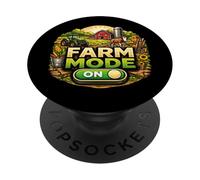 Farm Mode On Rural Work Ethic Agriculture Mindset PopSockets Adhesive PopGrip