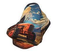 Farm Red Tractor Versatile full-print Stroller Chair Cover/Nursing Cover, specially designed for your baby