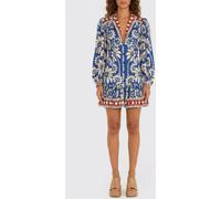 FARM RIO Floral Print Viscose Chemisier Dress - Size: XS - female