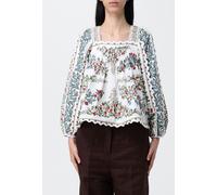 FARM RIO Fruit Beauty Printed Cotton Blouse - Size: M - female