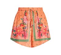 FARM Rio Fruit Garden-print drawstring shorts - Orange S
