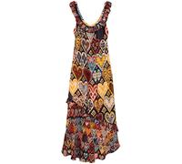 FARM Rio hearts ikat maxi dress - Red XXS-XS-S-M