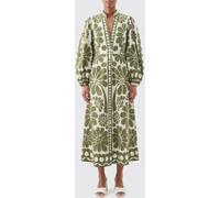 FARM RIO Palermo Cotton Chemisier Dress - Size: S - female