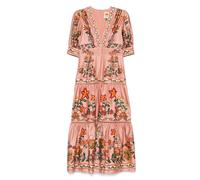 FARM Rio short-sleeve maxi dress - Pink XXS