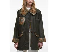 FARM Rio x Barbour Maria Clara ruffled patch coat - Green M