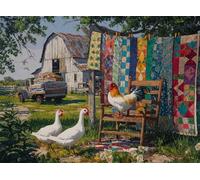 Farm Scene 1000 Piece Jigsaw Puzzles for Adults, Colourful, Challenging & Brainteasing Adult puzzles 1000 Pieces Truck, Fun jigsaws for The Whole Family 30x20 inch