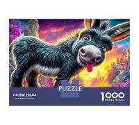 Farm Scene 1000 Pieces Jigsaw Puzzles Age 12+ for Adults Cyber Neon-lit Whimsical Challenge Perfect for Relaxation Fully Interlocking 70x50cm/1000pcs